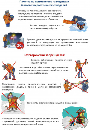 О безопасности при использовании пиротехники