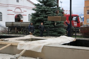 Установлено основание для памятника Д.С. Дохтурову