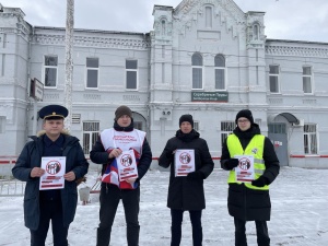 Рейд  по предупреждению и снижению травматизма на ж/д инфраструктуре, на железнодорожном вокзале Серебряные Пруды.