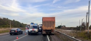 Спасатели деблокировали пострадавшего в ДТП в Серебряных Прудах Спасатели деблокировали пострадавшего в ДТП в Серебряных Прудах