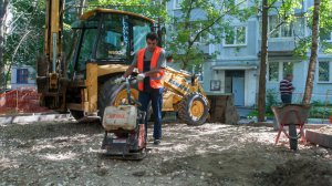 Два двора в Серебряных Прудах комплексно благоустроили по губернаторской программе