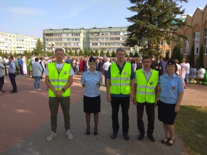 Народная дружина городского округа Серебряные Пруды осуществляла охрану общественного порядка на праздничном мероприятии, посвященному 1 сентября