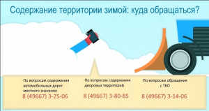 Содержание территории зимой: куда обращаться?