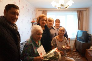 Ветерана поздравили с 90-летием