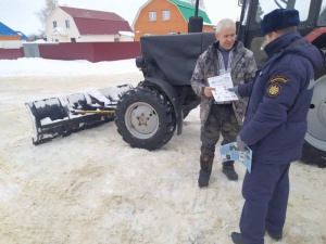 Работники ТУ №12 ГКУ МО «Мособлпожспас» провели противопожарные профилактические мероприятия в городских округах Кашира, Зарайск, Серебряные  Пруды.