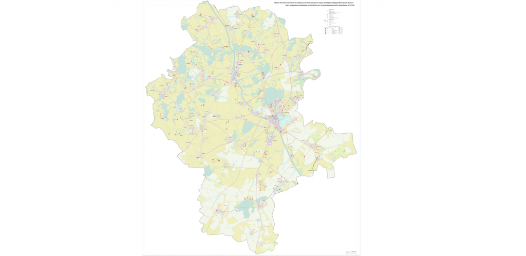 Карта планируемого размещения объектов местного значения ярославль